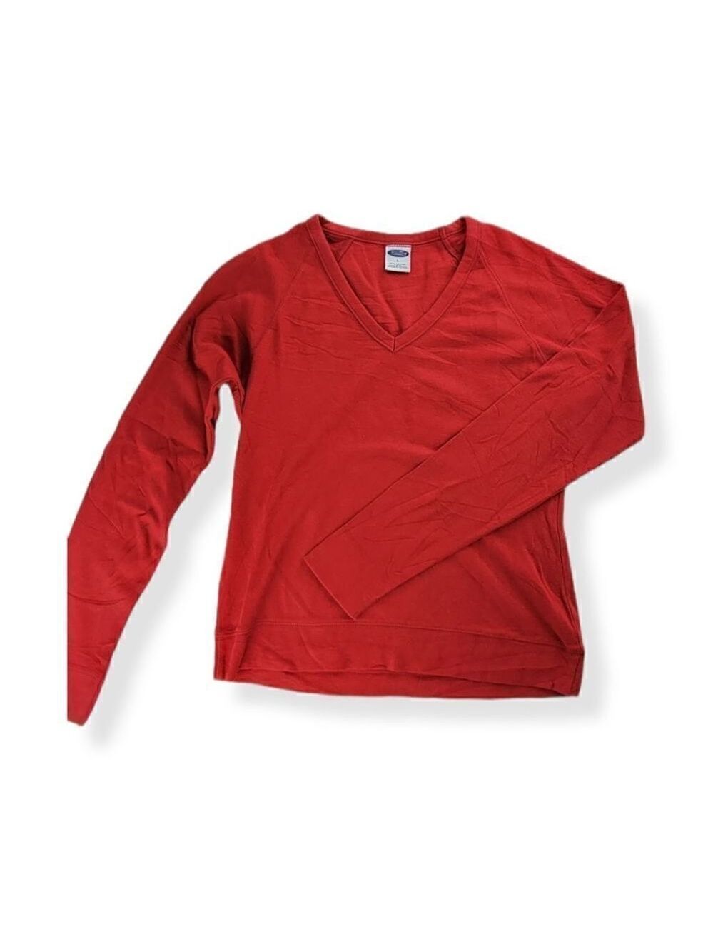 Gap Red V-Neck Sweatshirt XS